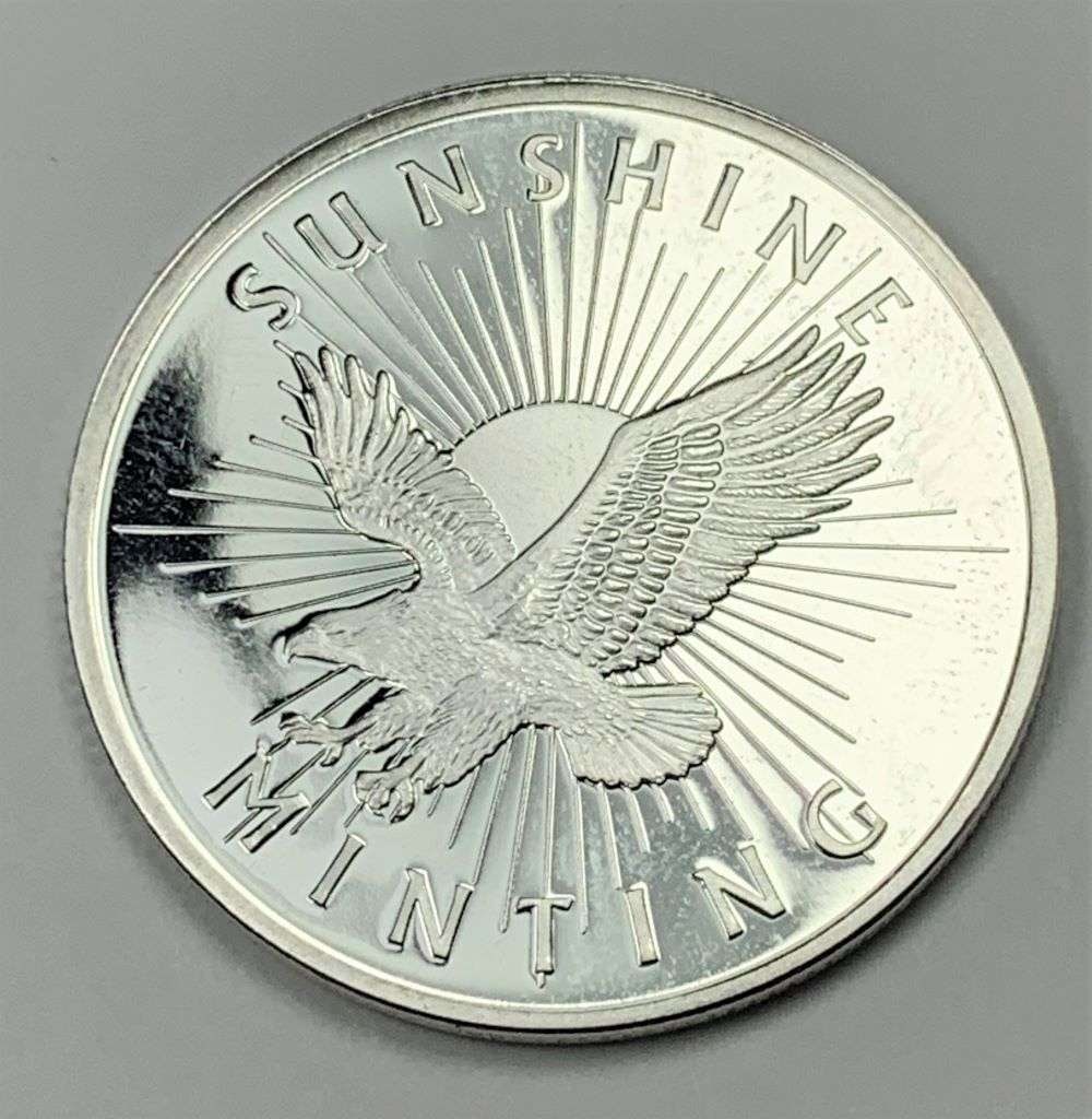 Sunshine Minting Eagle Proof 1/2 ozt .999 Silver (1 of 2)