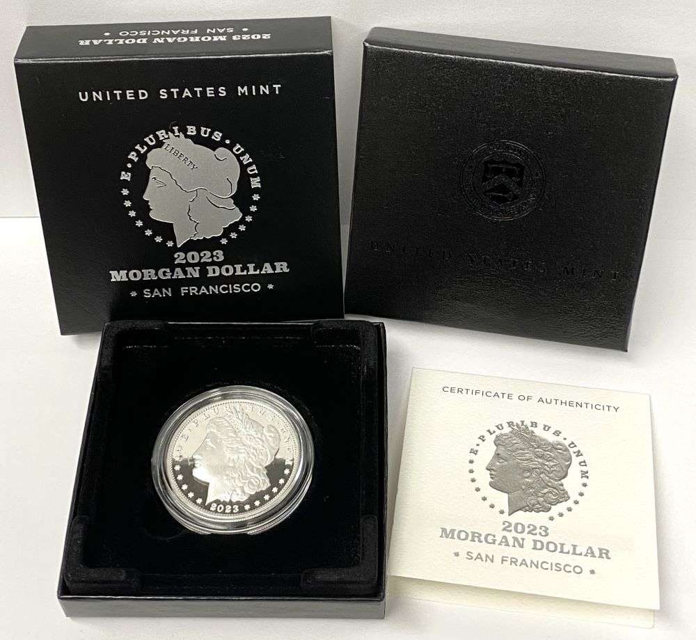 2023-S Proof Morgan Silver Dollar OGP (1 of 4)