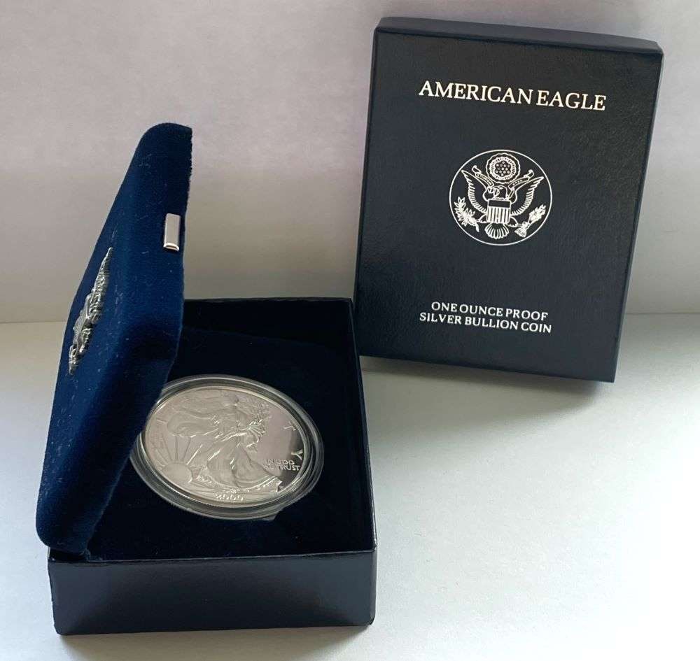 2000-P American Silver Eagle PF69 OGP (1 of 3)