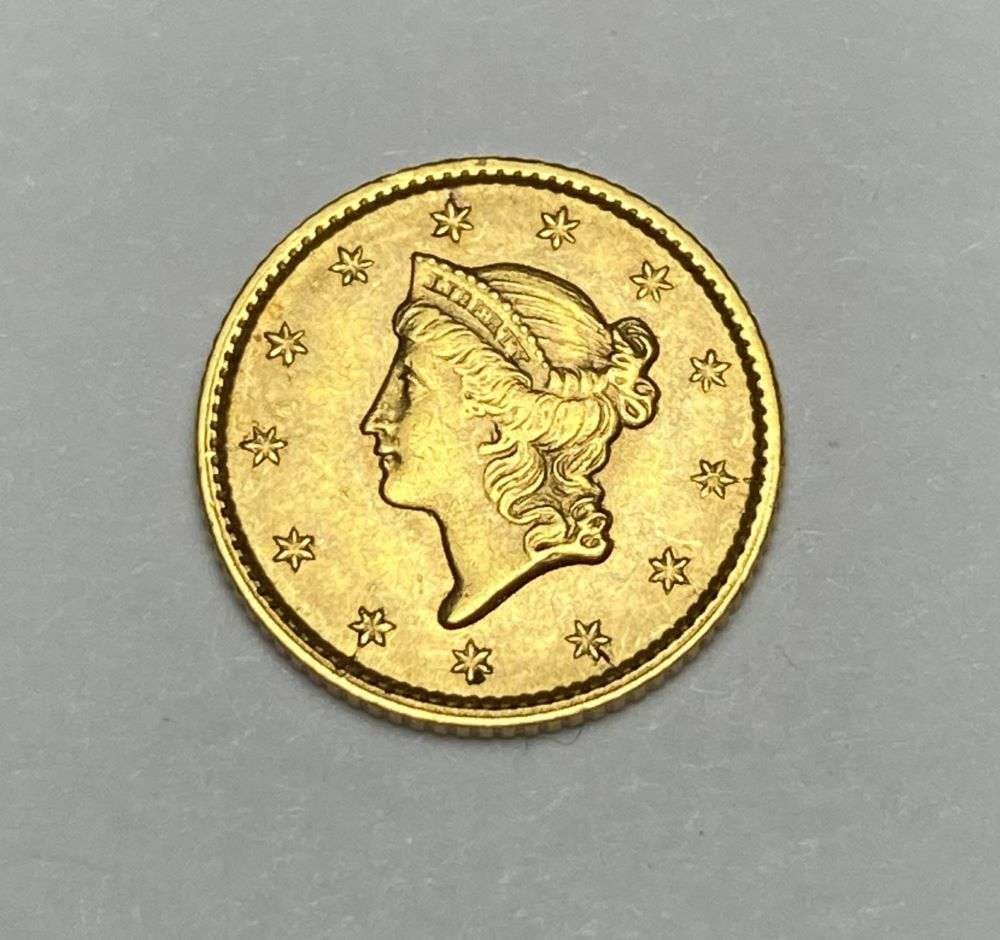 1853 Gold Dollar AU58 (1 of 2)
