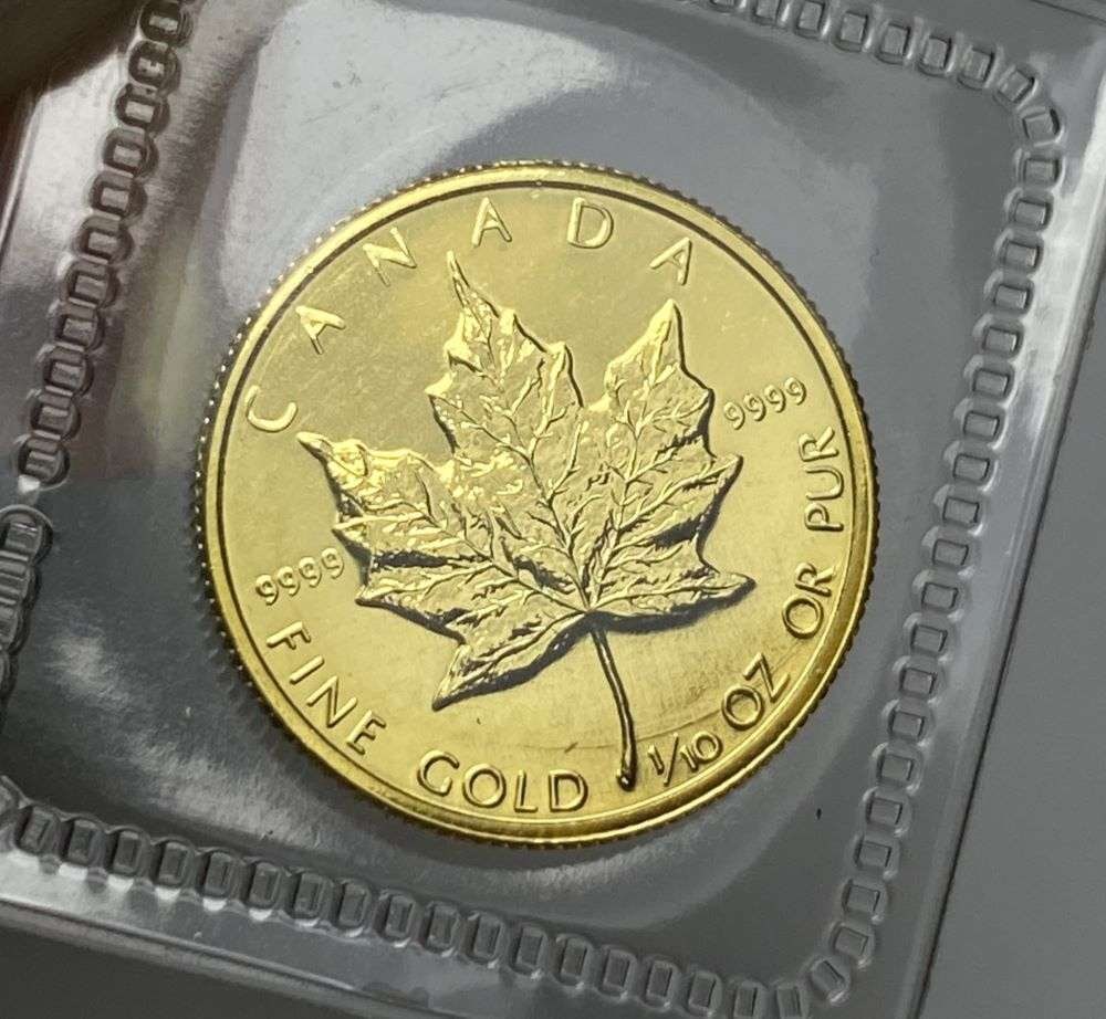 1983 Canada $5 Maple Leaf .9999 Gold 1/10 ozt (1 of 2)