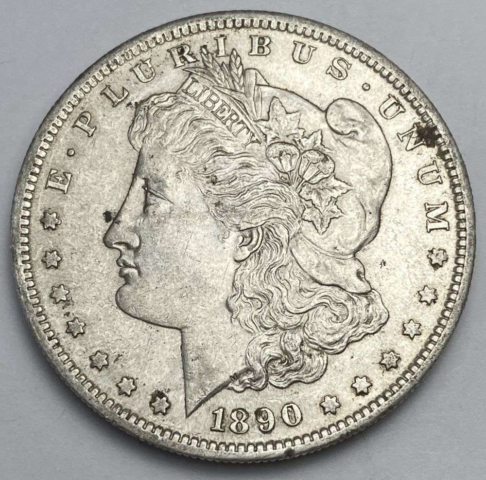 1890-S Morgan Silver Dollar MS60 (1 of 2)