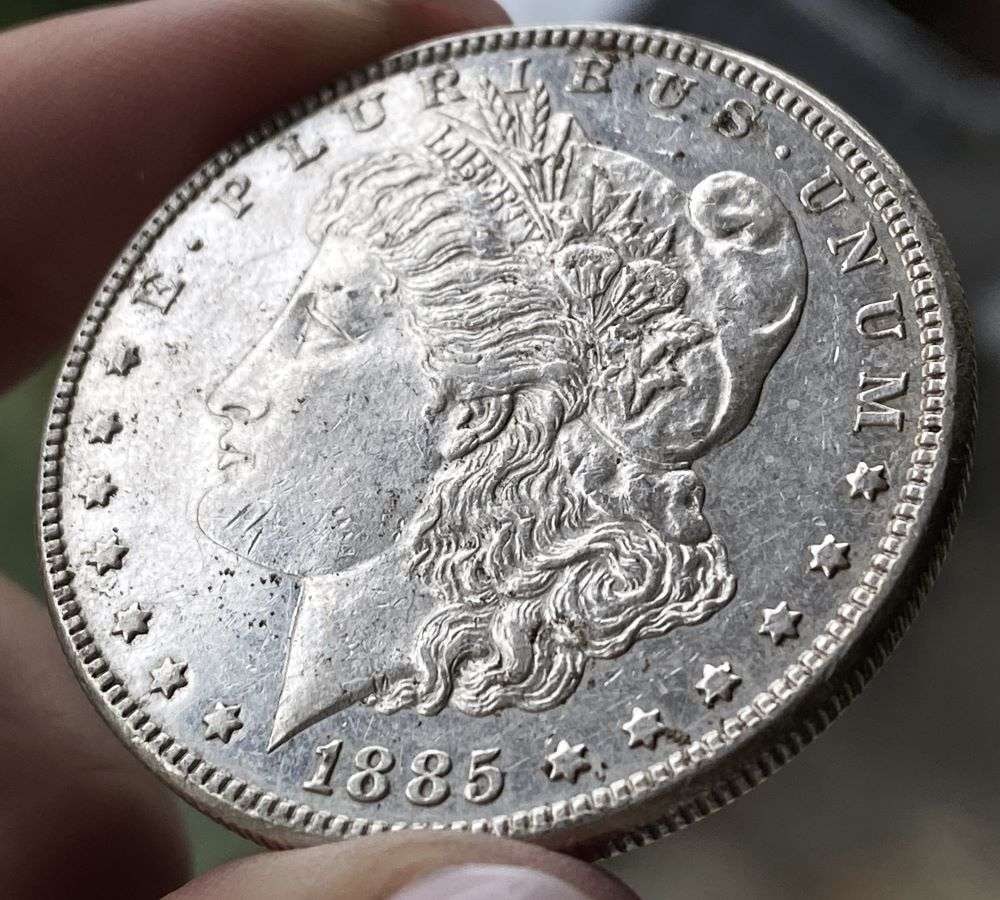 1885 Morgan Silver Dollar MS60 PL (1 of 4)
