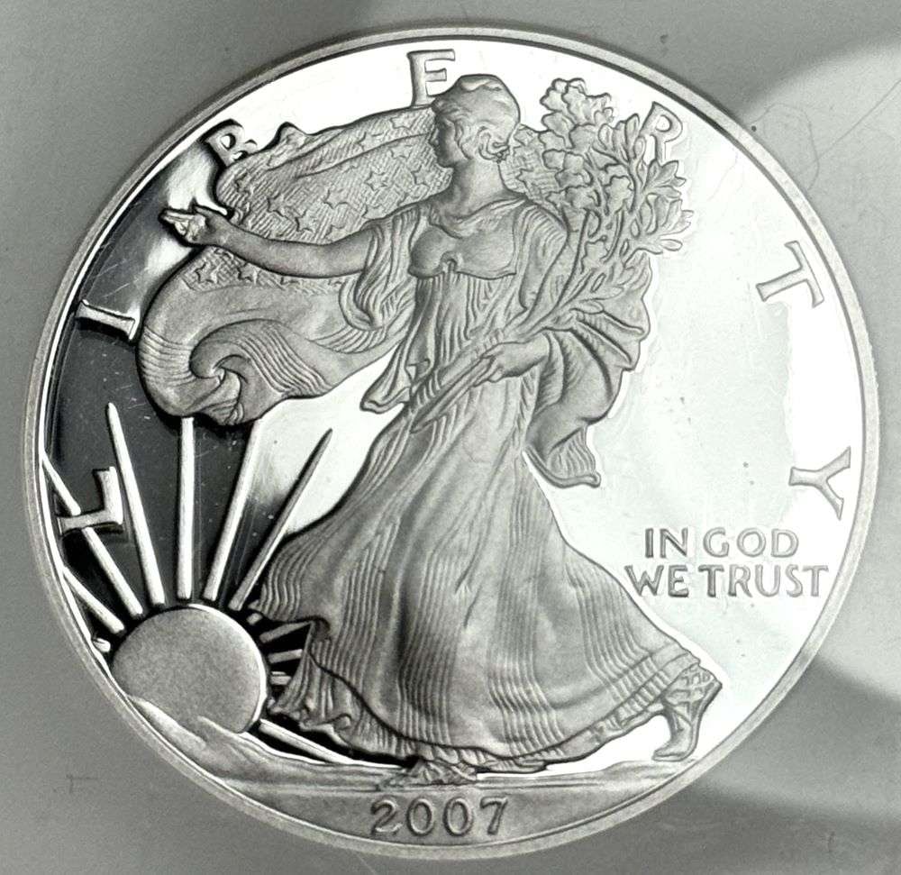 2007-W American Silver Eagle NGC PF70 Ultra Cameo (1 of 4)