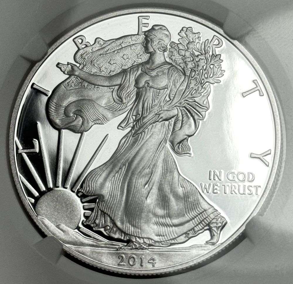 2014-W American Silver Eagle NGC PF70 Ultra Cameo Early Releases (1 of 4)