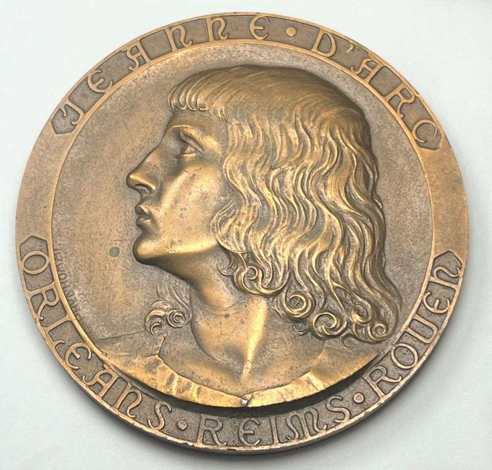 1966 Jeanne D'Arc (Joan of Arc) 101.1g Bronze Medal: Winner shall receive the exact medal shown here. (BD/B)