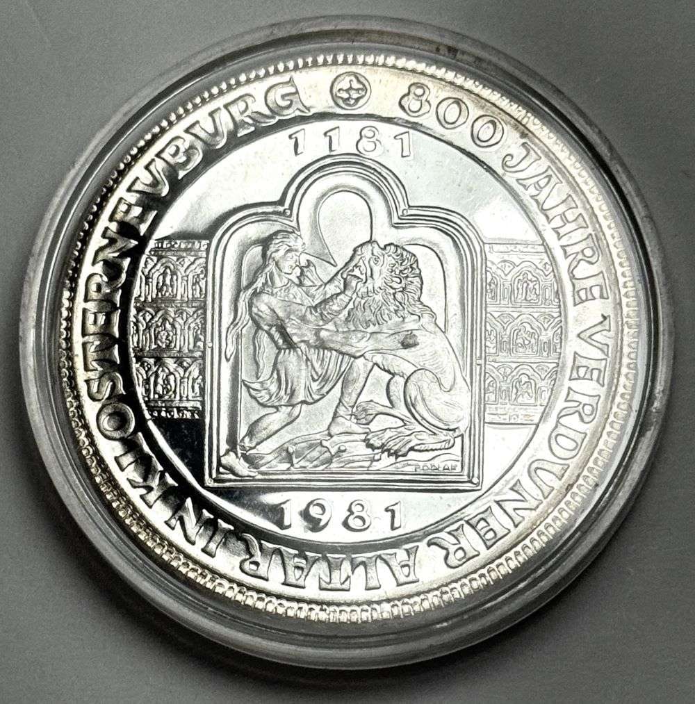 1981 Austria 500 Schillings 800th Anniversary Silver (1 of 2)