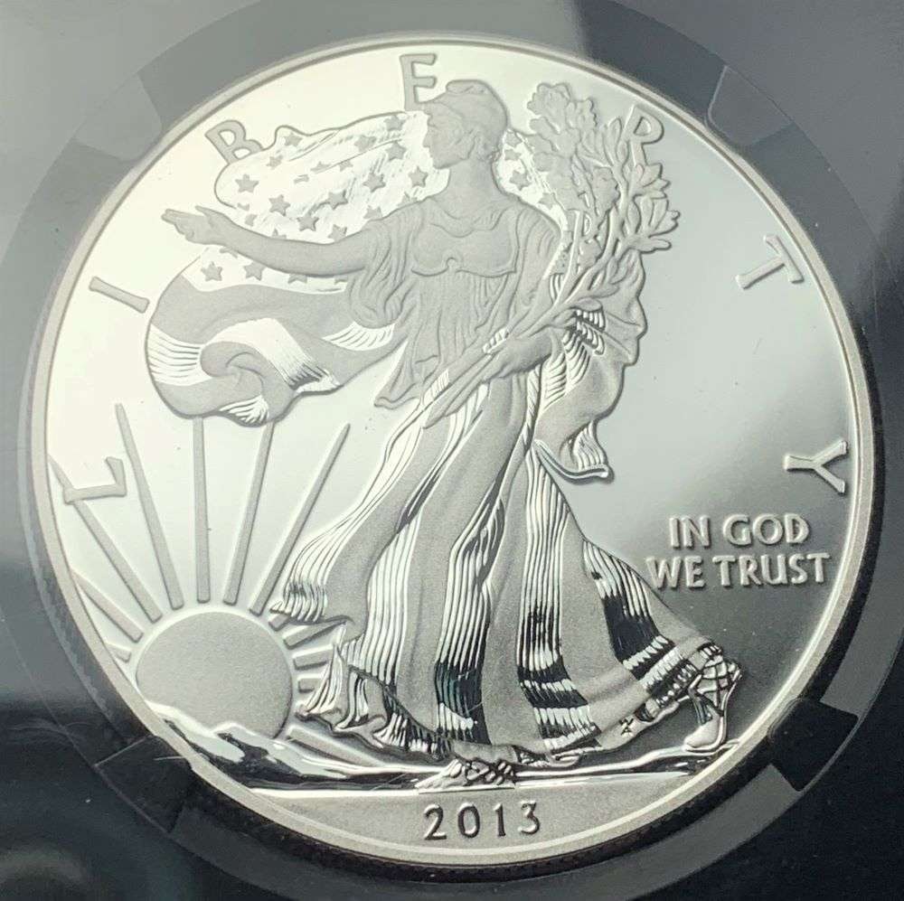 2013-W American Silver Eagle NGC SP70 Enhanced Finish (1 of 4)