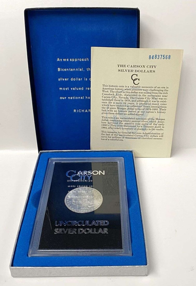1884-CC Morgan Silver Dollar MS63 GSA: Winner shall receive the exact coin shown here. (RR/B)