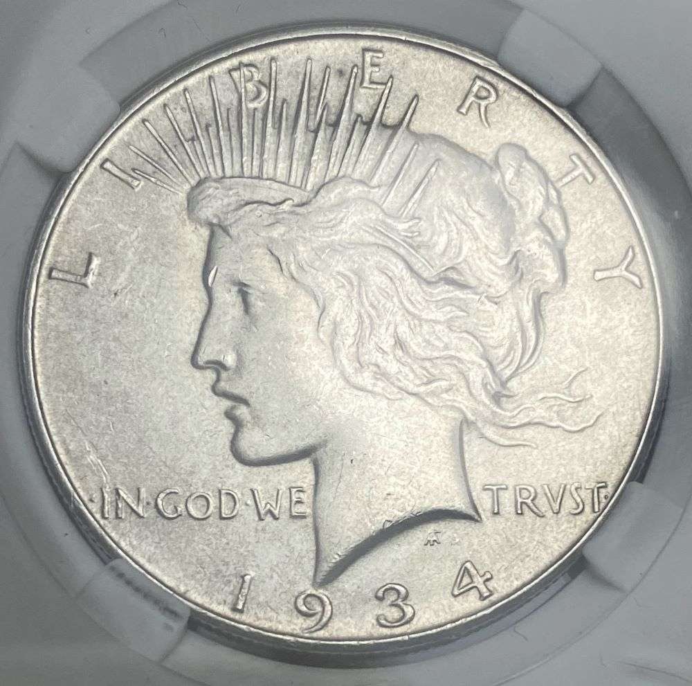 1934-D Peace Silver Dollar MS65 (1 of 4)