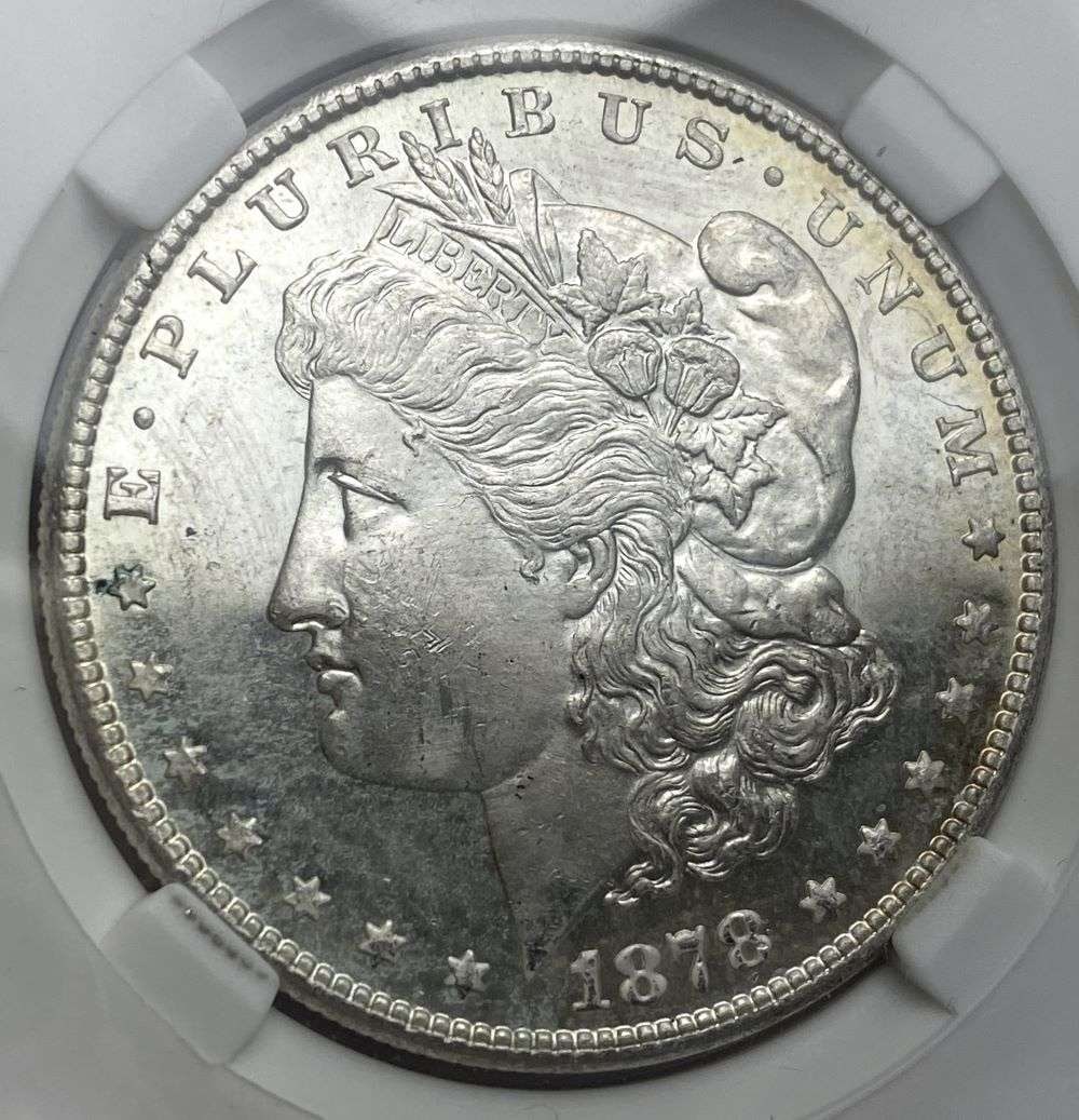 1878-S Morgan Silver Dollar MS65 DMPL (1 of 4)