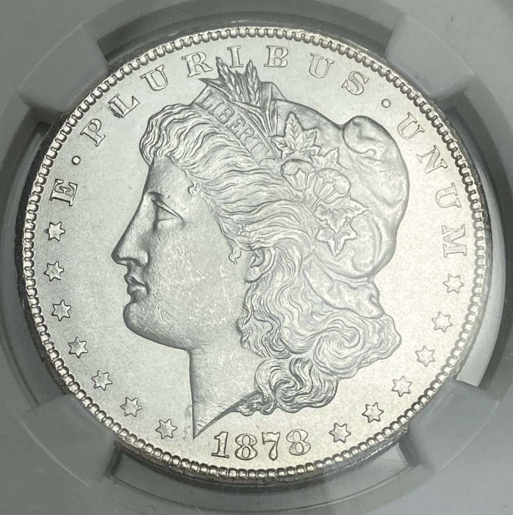 1878-CC Morgan Silver Dollar NGC MS63 (1 of 4)