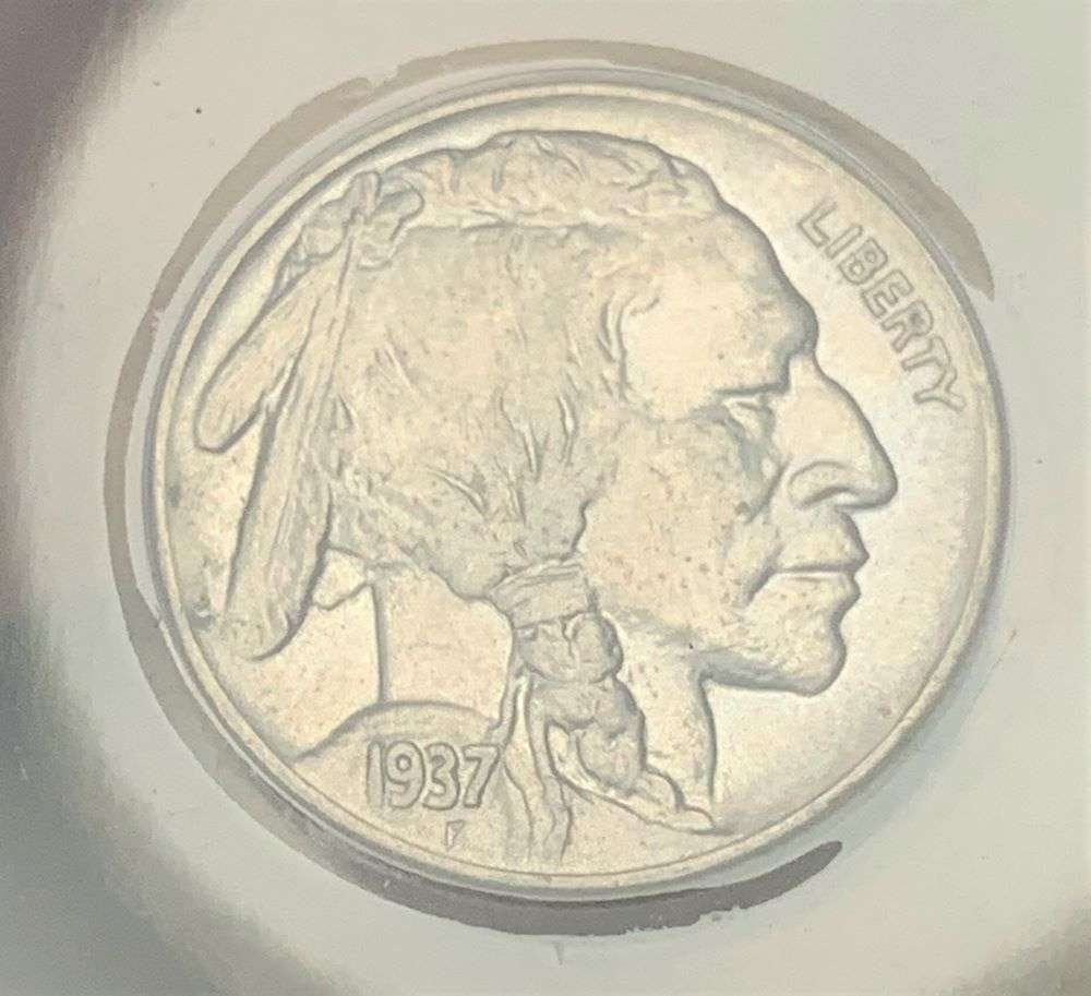 1937-S Buffalo Nickel ANACS MS63: This auction is proud to present a massive slabbed consignment! This consists of complete, and/or near complete sets of: Buffalo Nickels, Walking Liberty Half Dollars, Morgan Silver Dollars and Peace