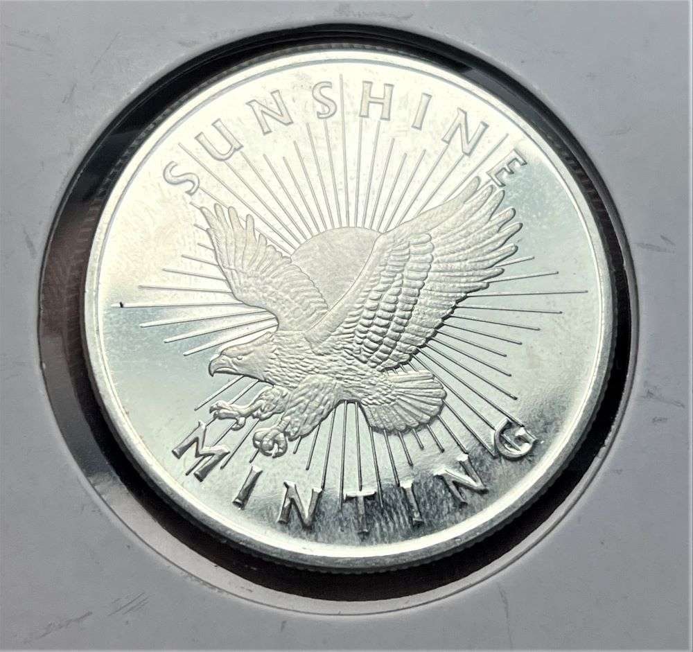 Sunshine Minting Eagle Proof 1 ozt .999 Silver (1 of 2)
