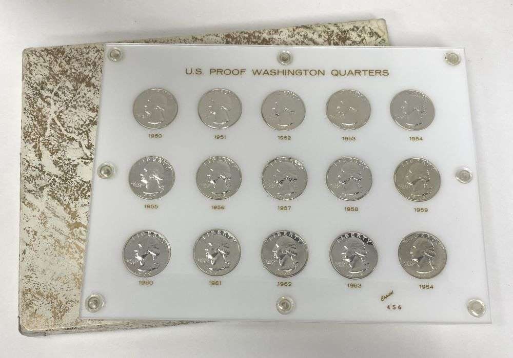 1950-1964 Washington Quarter Set PR66 (15-coins) (1 of 15)
