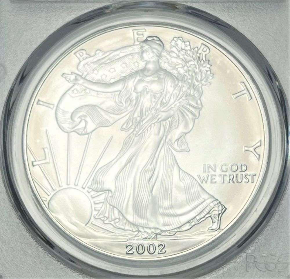 2002 American Silver Eagle PCGS MS69 (1 of 4)