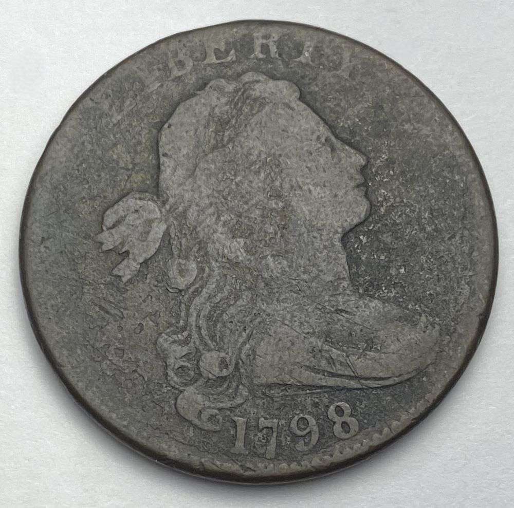 1798 Large Cent VG Details (1 of 3)