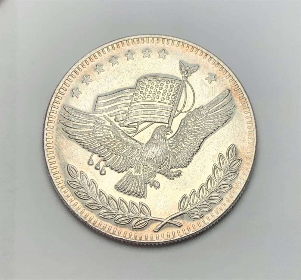 American Flag Eagle 1 ozt .999 Silver Trade Unit (1 of 2)