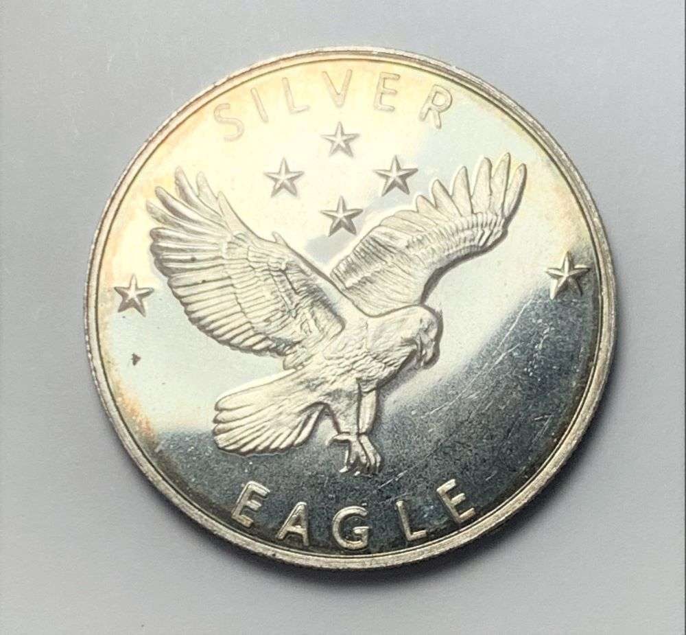 GG Mining Silver Eagle Proof 1/2 ozt .999 Silver (1 of 2)