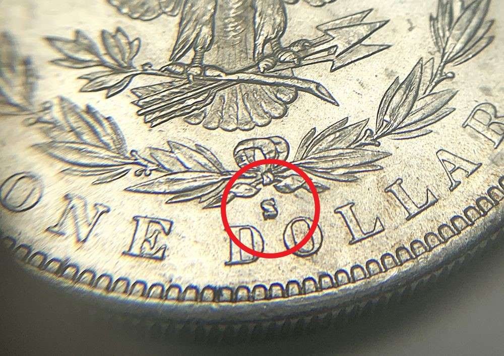1890-S Morgan Silver Dollar MS64 VAM-7 (1 of 3)