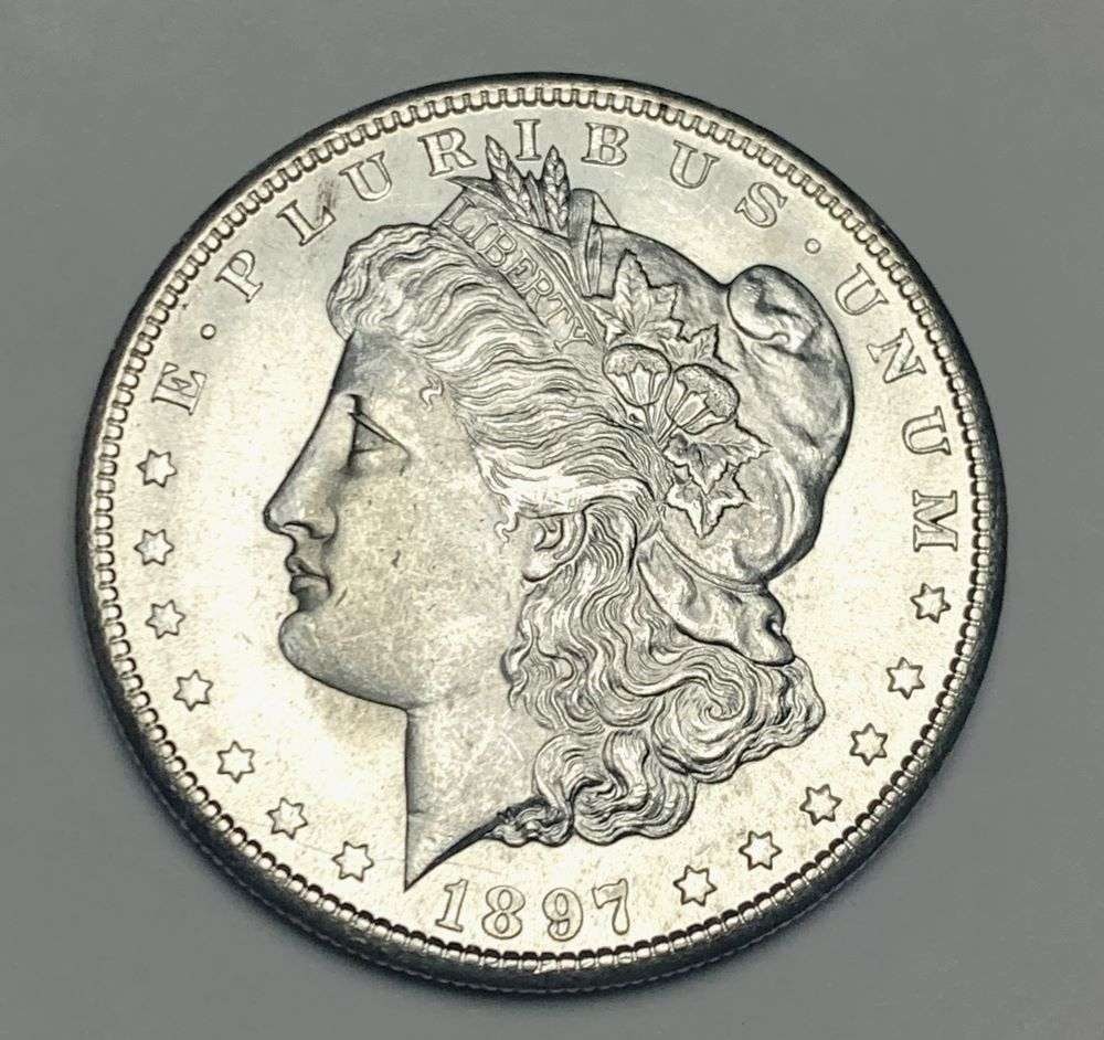 1897-S Morgan Silver Dollar MS64 (1 of 2)