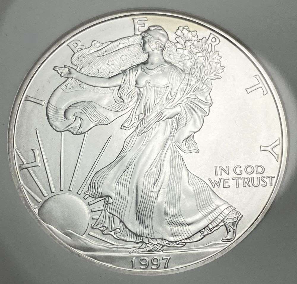 1997 American Silver Eagle NGC MS69 (1 of 4)