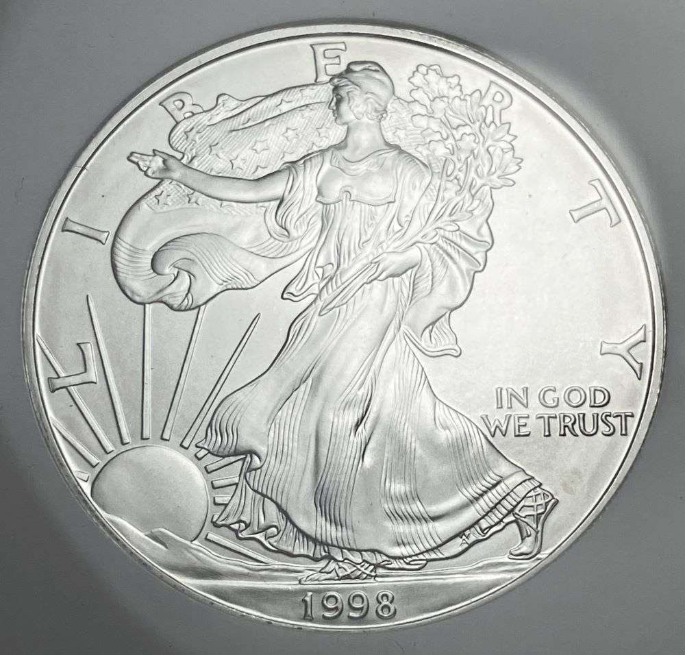 1998 American Silver Eagle NGC MS69 (1 of 4)