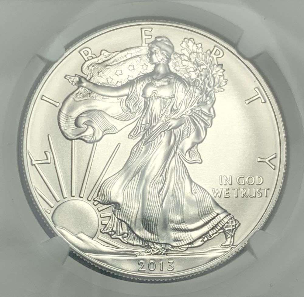 2013 American Silver Eagle NGC MS70 (1 of 4)