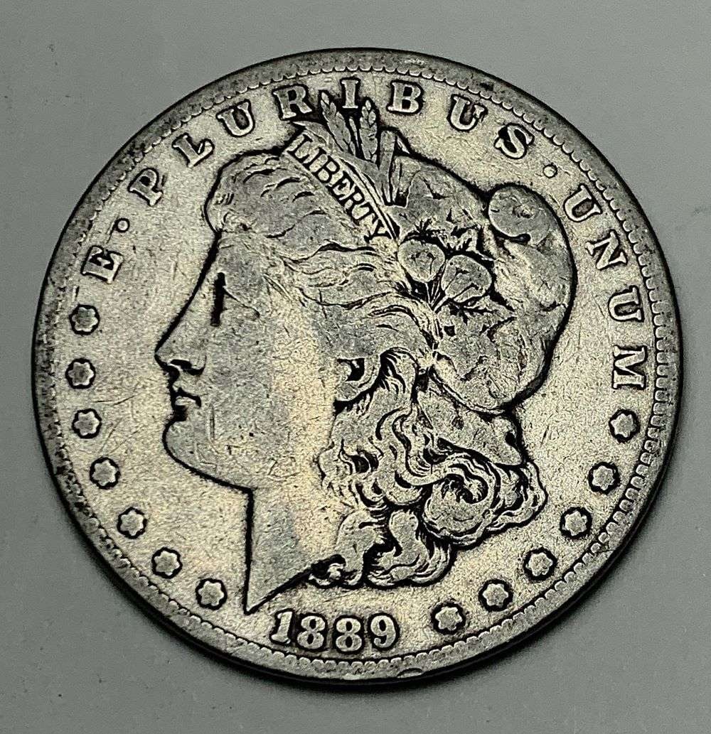 Goonies Astoria Rare 1889-CC Morgan Silver Dollar Fine (1 of 2)