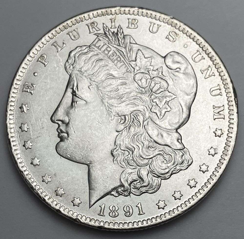 1891-CC Morgan Silver Dollar MS63 (1 of 2)