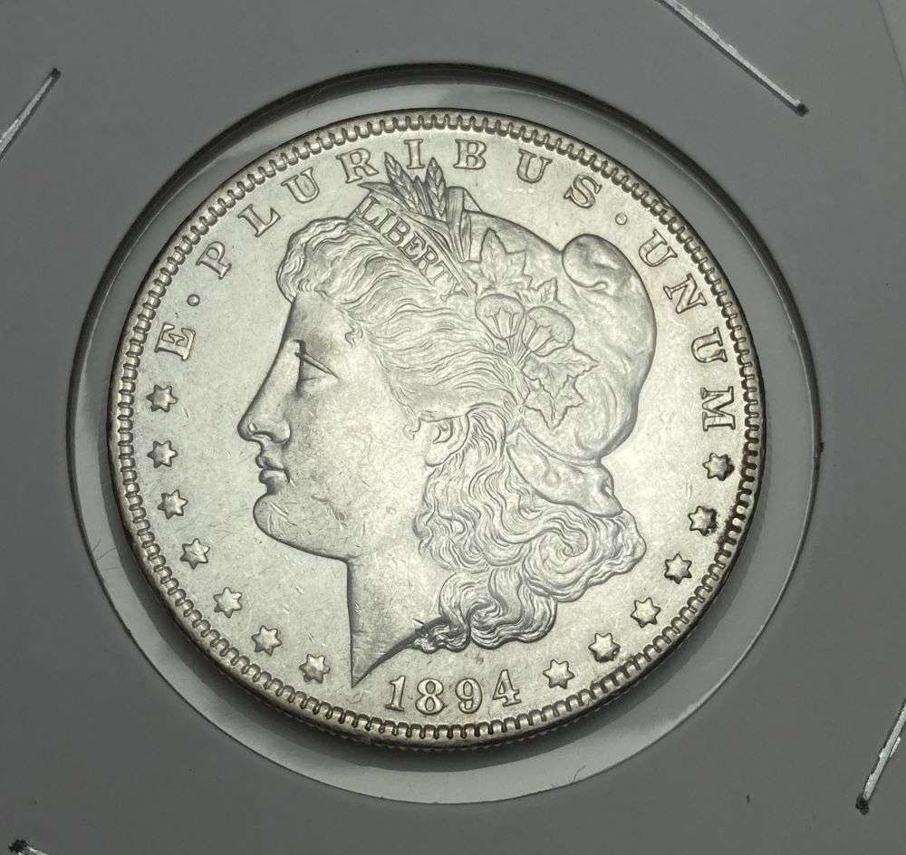 1894-O Morgan Silver Dollar AU58 (1 of 2)