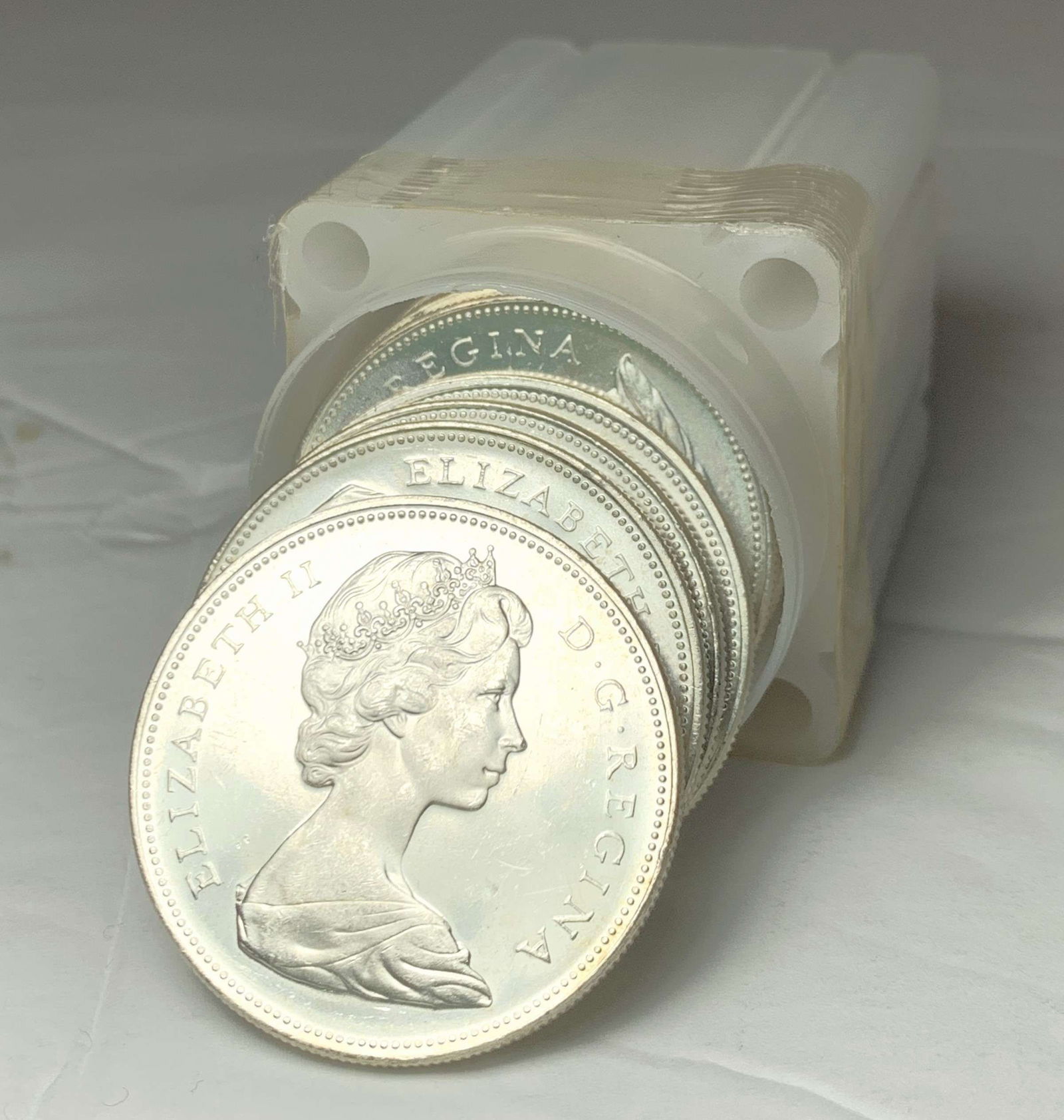 Last Minute! Roll (20) Vintage 1966 Canadian 80% Silver Dollars (Sold 1980's) (1 of 3)