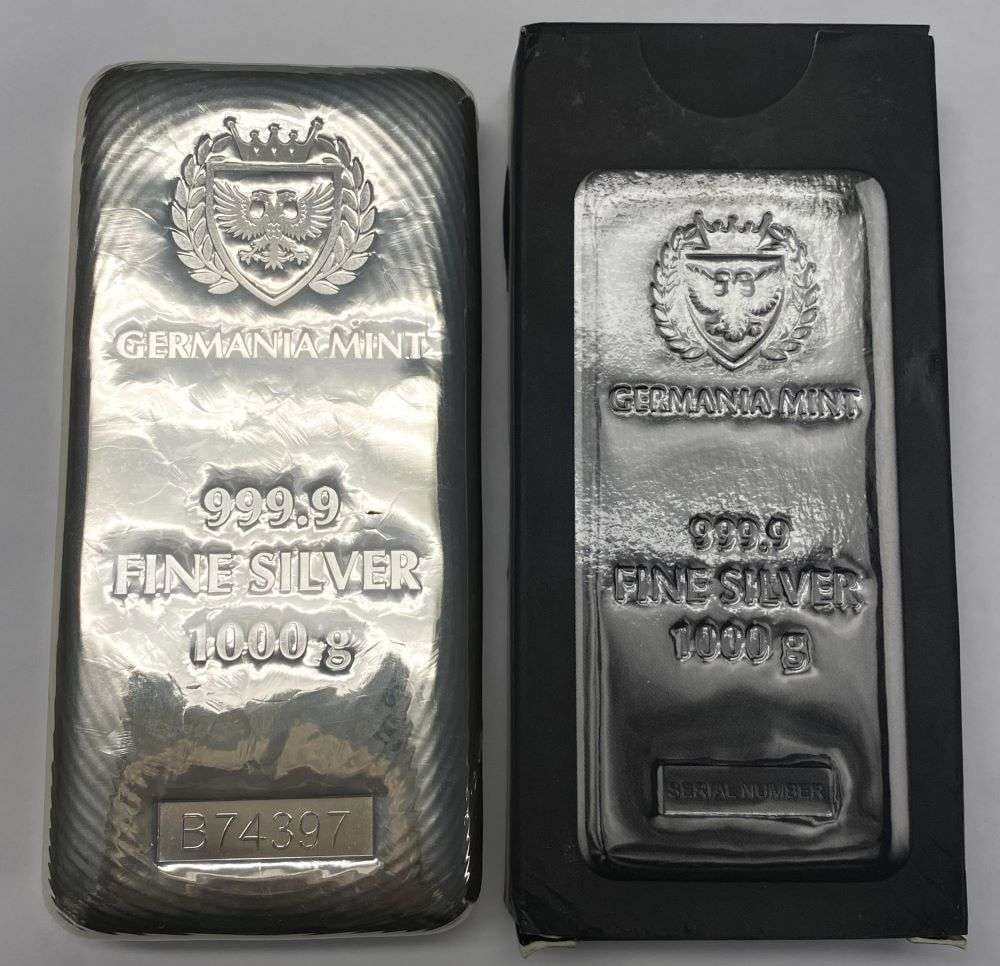 Germania Mint 1000g .9999 Silver Bar (1 of 5)
