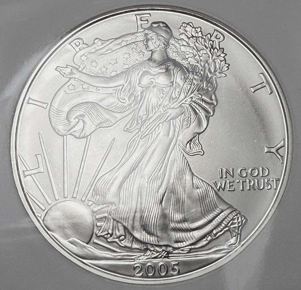 2005 American Silver Eagle NGC MS69 (1 of 4)