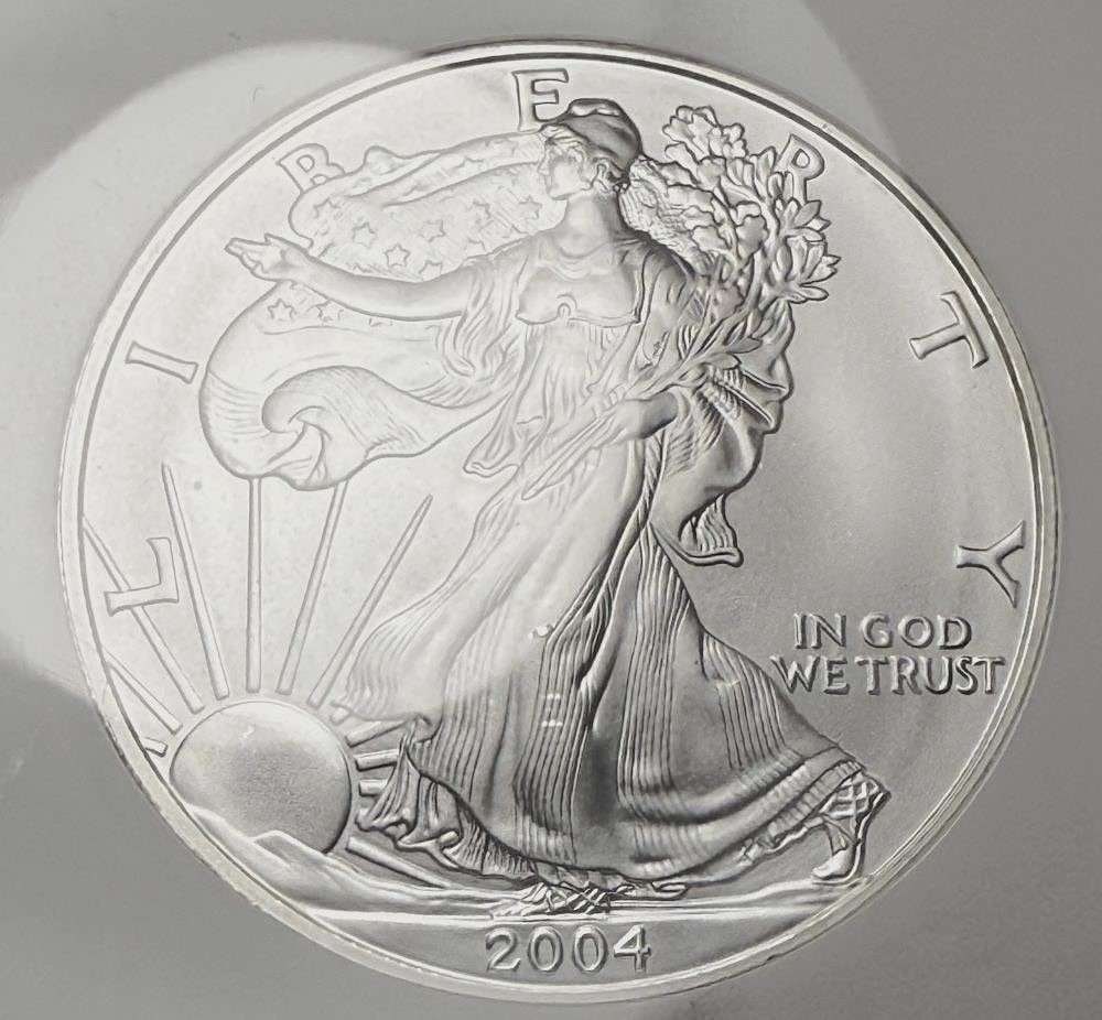 2004 American Silver Eagle NGC MS69 (1 of 4)
