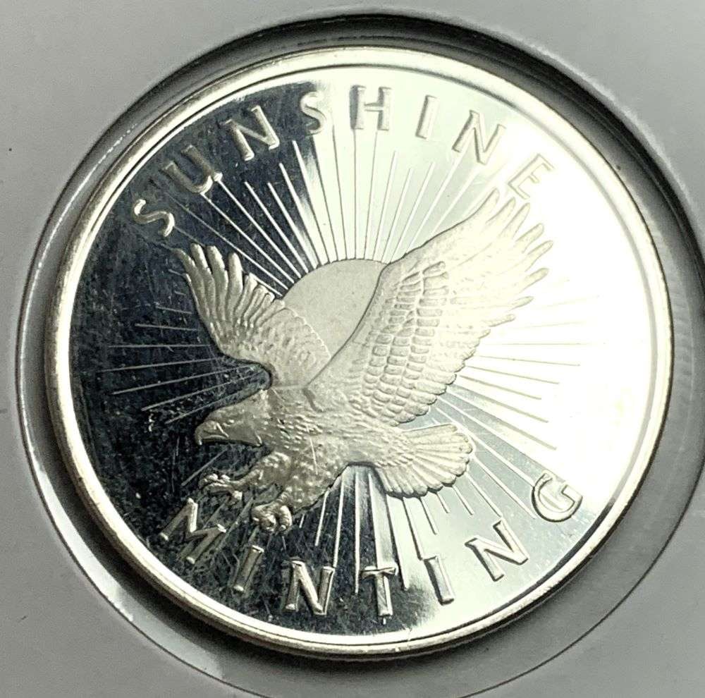 Sunshine Minting Eagle Proof 1 ozt .999 Silver (1 of 2)