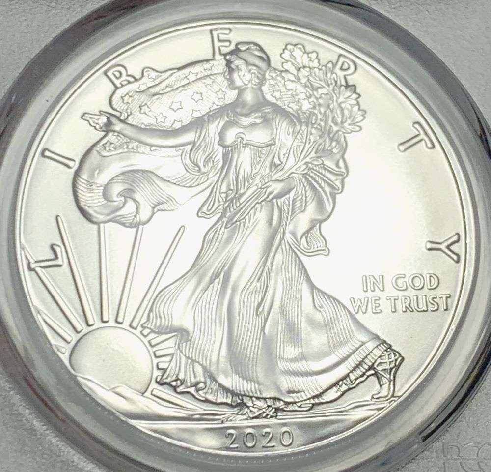 2020(P) American Silver Eagle PCGS MS69 Emergency Issue (1 of 4)