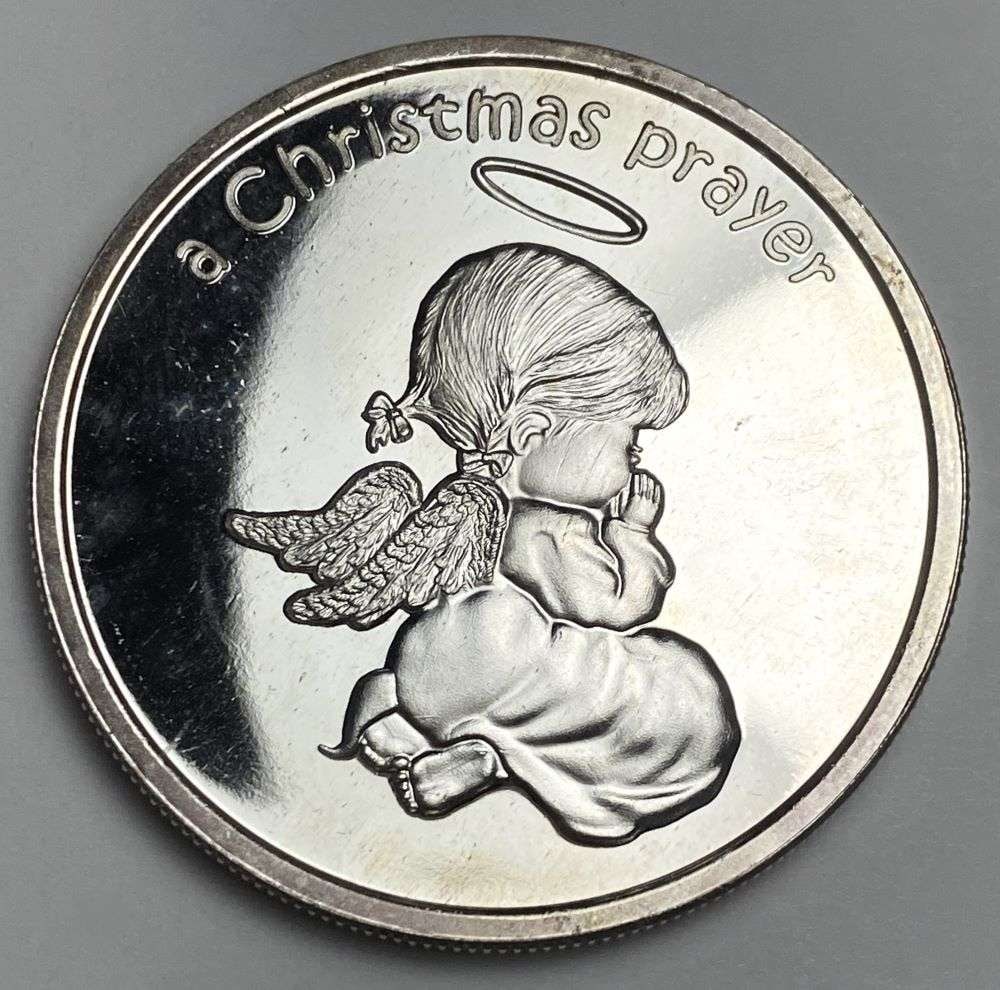 2009 A Christmas Prayer 1 ozt .999 Silver (1 of 2)