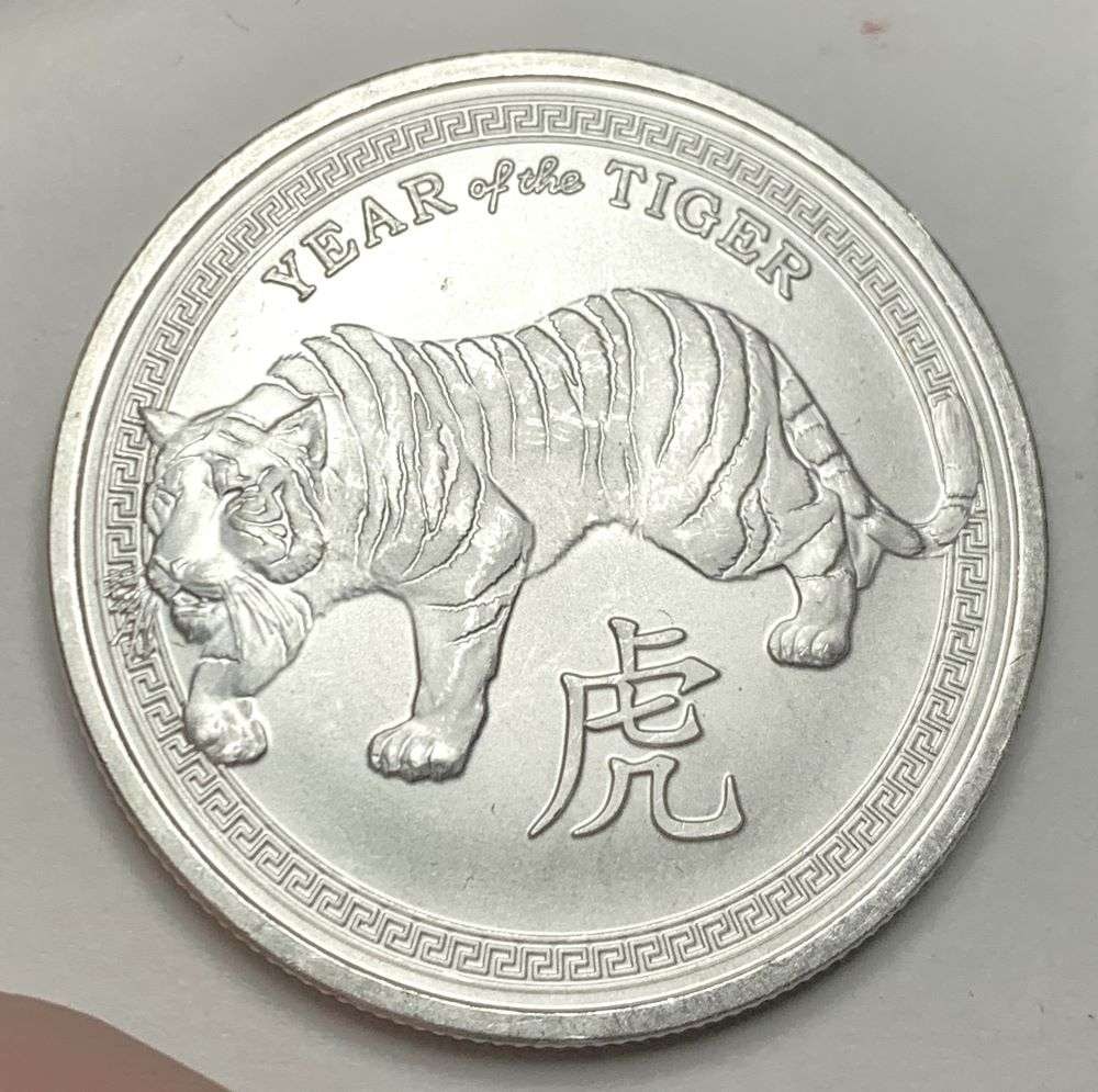 Year Of The Tiger 1 ozt .999 Silver (1 of 2)