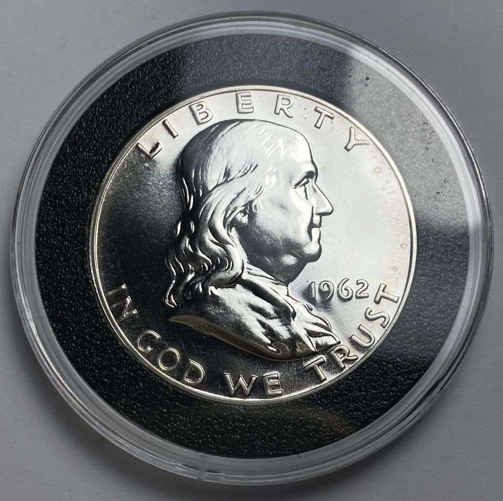 1962 Franklin Silver Half Dollar PF68 (1 of 2)