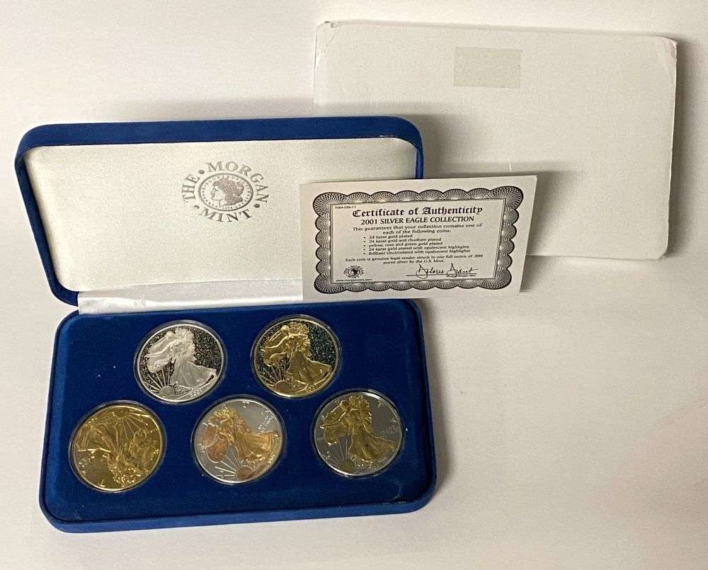 2001 American Silver Eagle Collection (5-coins) (1 of 12)