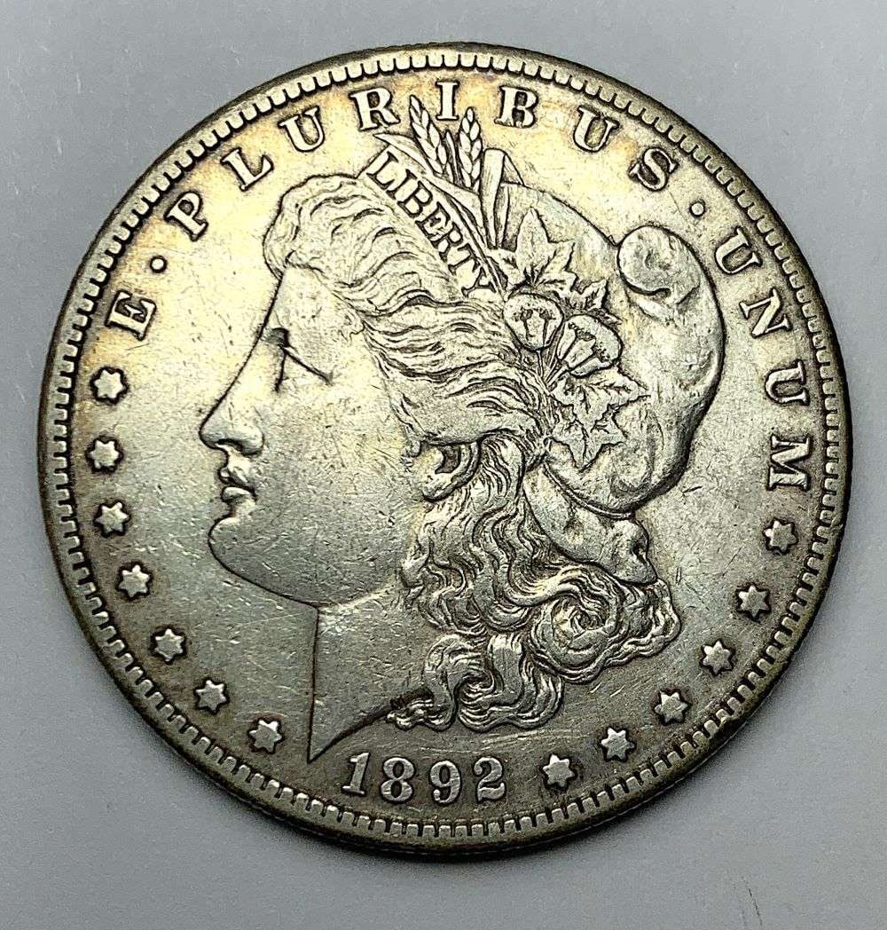 1892-S Morgan Silver Dollar VF (1 of 2)