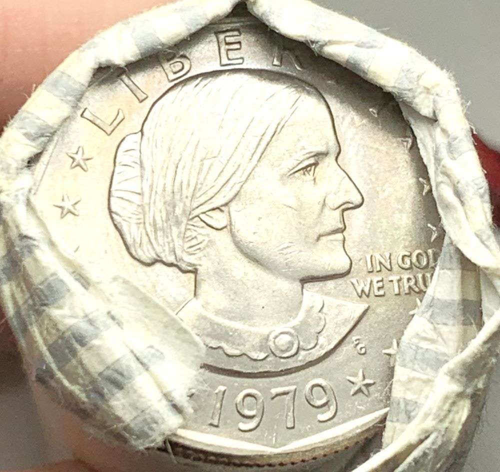 Original Bank Wrapped Roll (40) 1979 Susan B. Anthony Dollars (1 of 3)