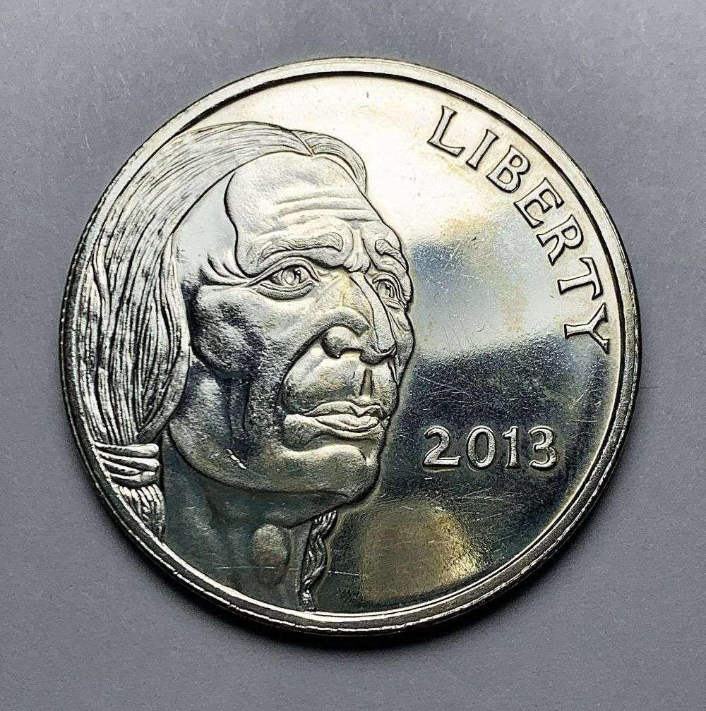 2013 Indian Head Buffalo 1 ozt .999 Silver (1 of 2)