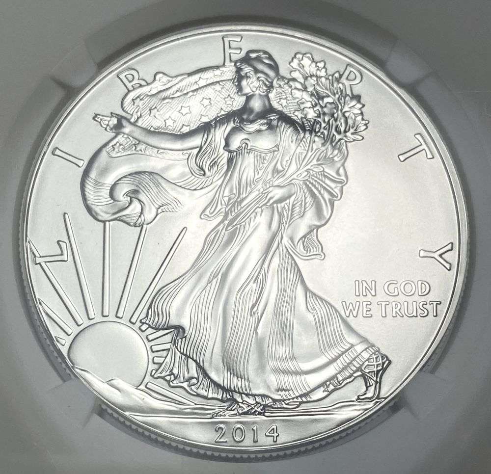 2014 American Silver Eagle NGC MS70 Early Releases (1 of 4)