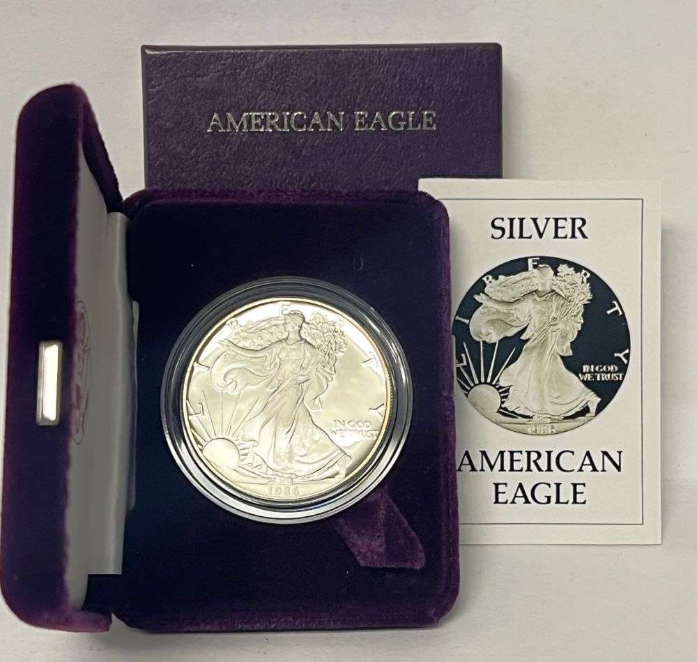 1986-S Proof American Silver Eagle OGP (1 of 5)