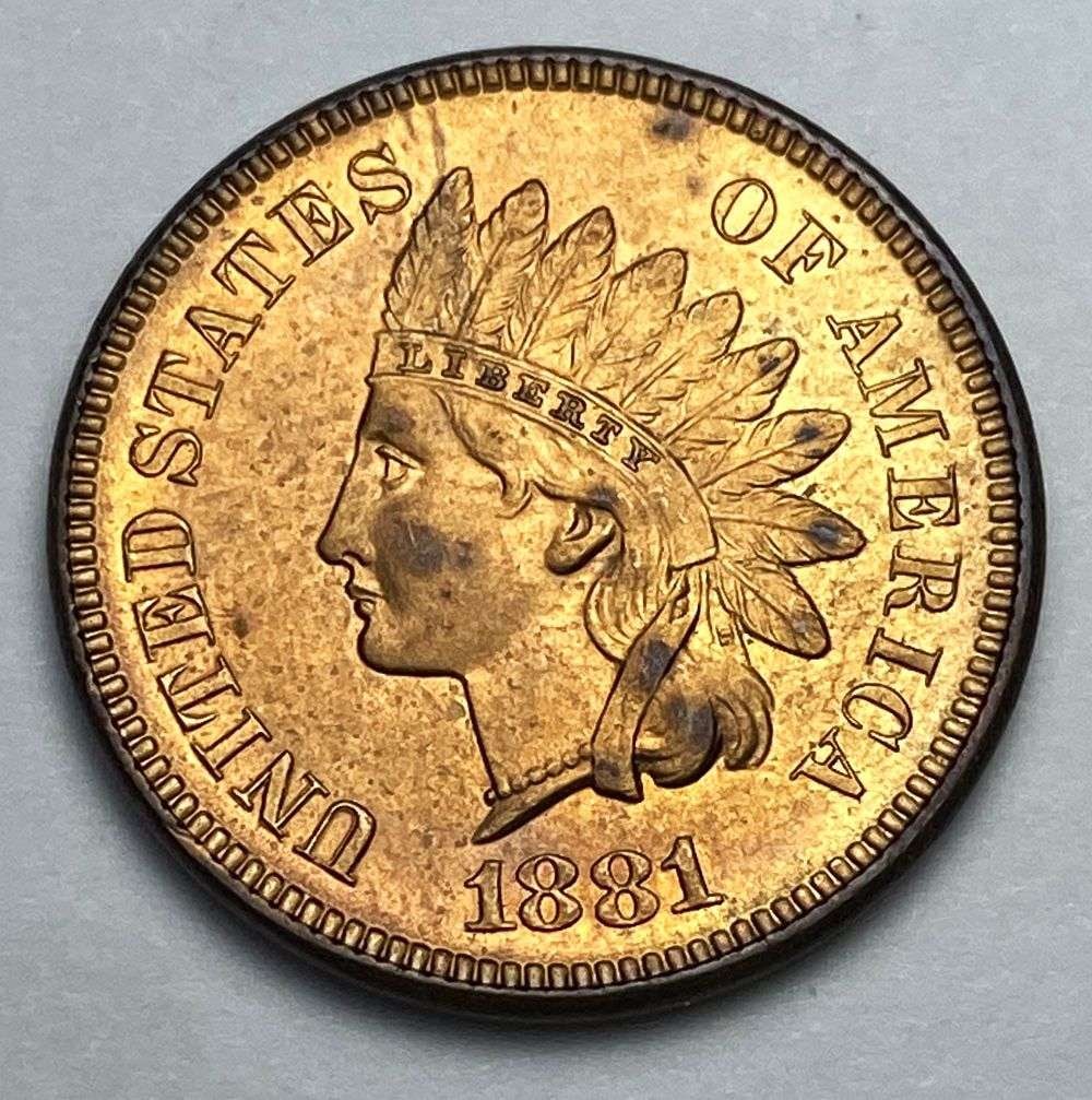 1881 Indian Head Cent MS66 (1 of 8)