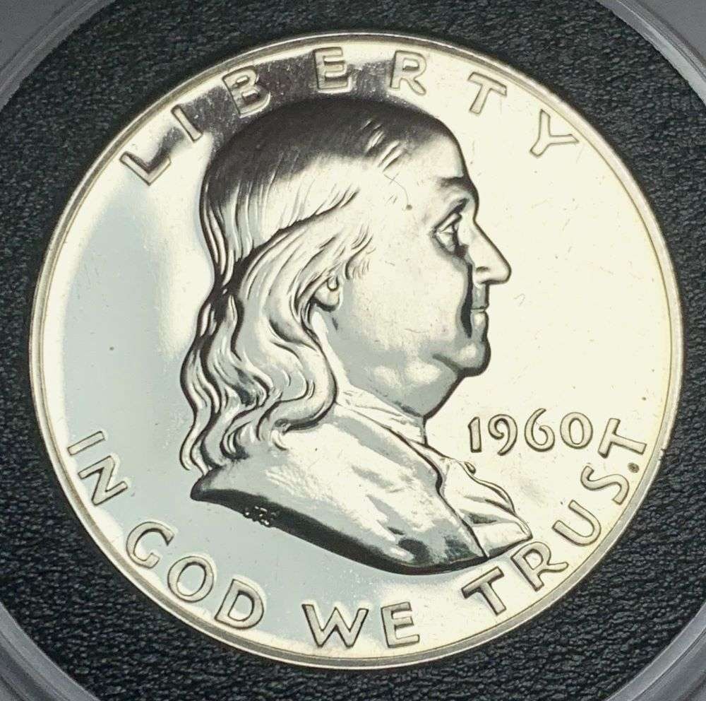 1960 Proof Franklin Silver Half Dollar (1 of 2)