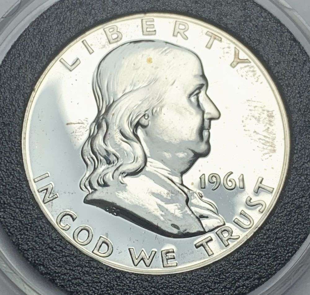 1961 Proof Franklin Silver Dollar (1 of 2)
