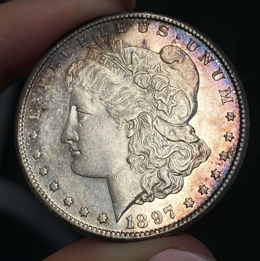 1897-S Morgan Silver Dollar MS64 PL (1 of 4)